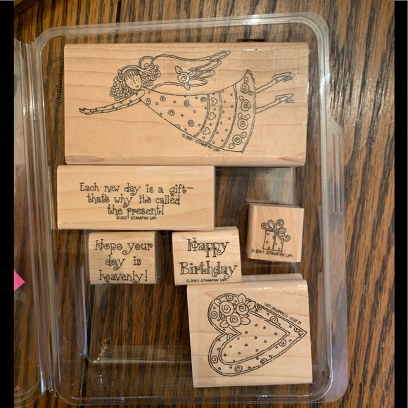 Heavenly Days rubber stamp set never used - Picture 1 of 4